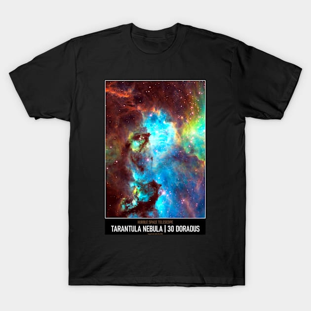 High Resolution Astronomy Tarantula Nebula | 30 Doradus T-Shirt by tiokvadrat